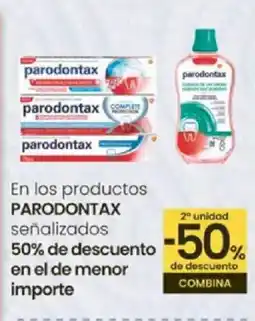 Eroski PARODONTAX En los productos señalizados oferta