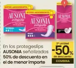 Eroski AUSONIA En los protegeslips Senalizados oferta