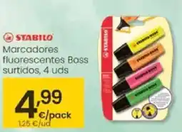Eroski STABILO Marcadores fluorescentes Boss surtidos oferta