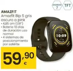 Eroski AMAZFIT Amazfit Bip 5 gris oscuro o pink oferta