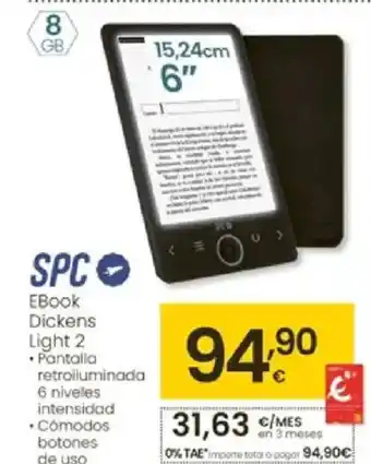 Eroski SPC EBook Dickens Light 2 oferta