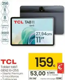 Eroski TCL Tablet tabll GEN2 6+256 oferta