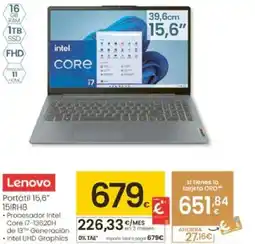 Eroski LENOVO Portátil 15,6" 15IRH8 oferta
