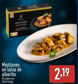 ALDI Mejillones en salsa de albariño oferta