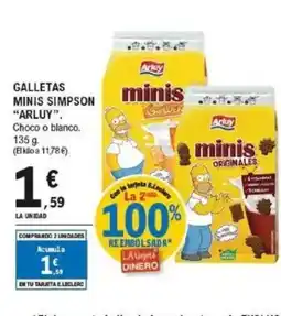 E.Leclerc ARLUY Galletas minis simpson oferta