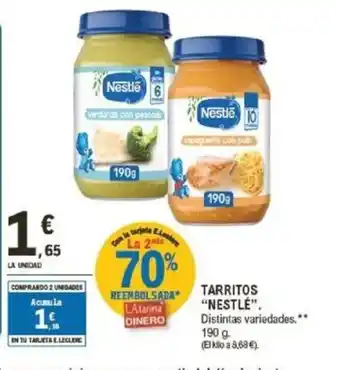 E.Leclerc NESTLÉ Tarritos oferta