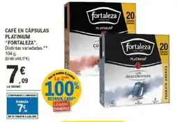 E.Leclerc FORTALEZA Café en cápsulas platinium oferta