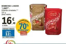E.Leclerc LINDT Bombones lindor oferta