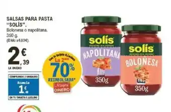 E.Leclerc SOLIS Salsas para pasta oferta