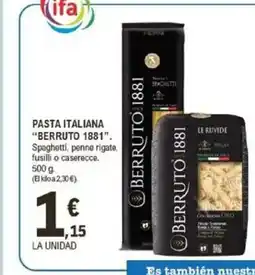 E.Leclerc BERRUTO 1881 Pasta italiana oferta
