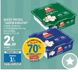 E.Leclerc GARCÍA BAQUERO Queso fresco oferta
