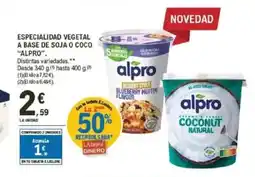 E.Leclerc ALPRO Especialidad vegetal a base de soja o coco oferta