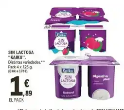 E.Leclerc KAIKU Sin lactosa oferta