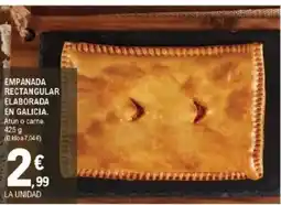 E.Leclerc Empanada rectangular elaborada en galicia oferta