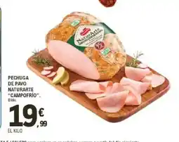 E.Leclerc CAMPOFRIO Pechuga de pavo naturarte oferta