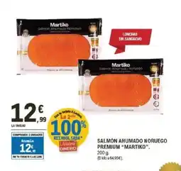 E.Leclerc MARTIKO Salmón ahumado noruego premium oferta