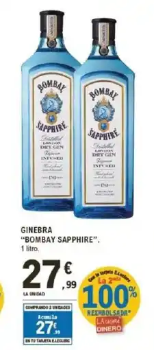 E.Leclerc BOMBAY SAPPHIRE Ginebra oferta