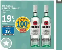 E.Leclerc BACARDI Ron blanco superior oferta