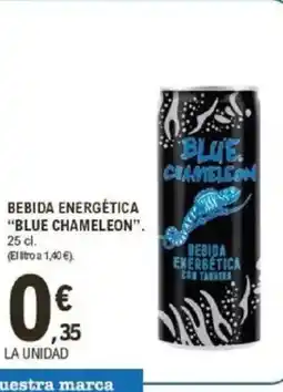 E.Leclerc BLUE CHAMELEON Bebida energética oferta