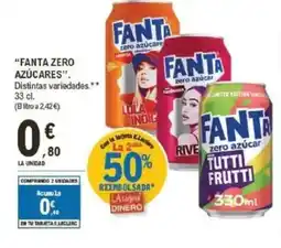 E.Leclerc FANTA Zero azúcares oferta