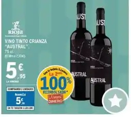 E.Leclerc AUSTRAL Vino tinto crianza oferta