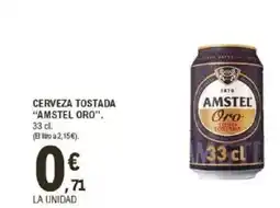 E.Leclerc AMSTEL ORO Cerveza tostada oferta
