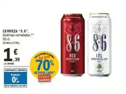 E.Leclerc 8.6 Cerveza oferta