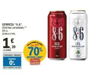 E.Leclerc 8.6 Cerveza oferta