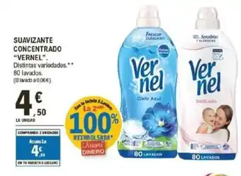 E.Leclerc VERNEL Suavizante concentrado oferta