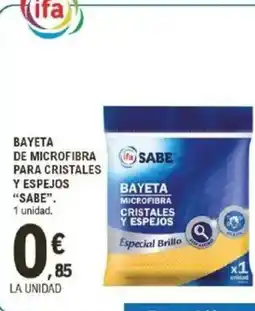 E.Leclerc SABE Bayeta de microfibra para cristales y espejos oferta