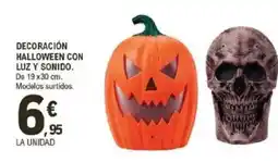 E.Leclerc Decoración halloween con luz y sonido oferta