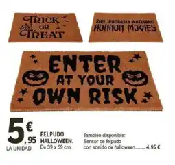 E.Leclerc Felpudo halloween oferta