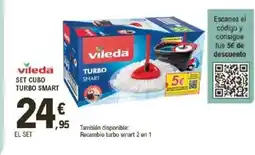 E.Leclerc VILEDA Set cubo turbo smart oferta
