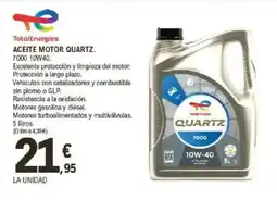 E.Leclerc TOTAL ENERGIES Aceite motor quartz oferta