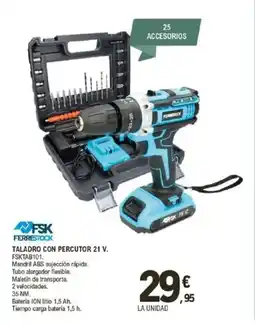 E.Leclerc FERRESTOCK Taladro con percutor 21 v oferta