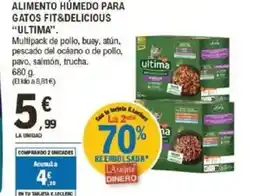 E.Leclerc ULTIMA Alimento húmedo para gatos fit&delicious oferta