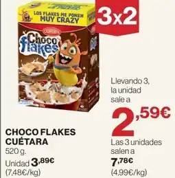 Hipercor CUÉTARA Choco flakes oferta