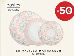 Hipercor En vajilla marrakech oferta