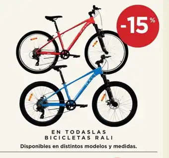 Hipercor En todas las bicicletas rali oferta