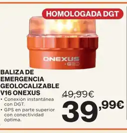 Hipercor Baliza de emergencia geolocalizable v16 onexus oferta