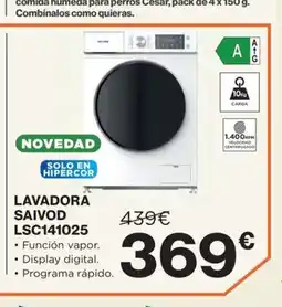 Hipercor Lavadora saivod LSC141025 oferta