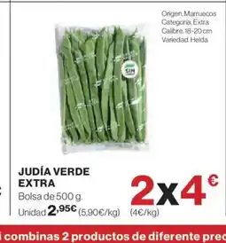 El Corte Inglés Judía verde extra oferta