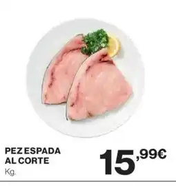 El Corte Inglés Pez espada al corte oferta