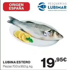 El Corte Inglés Lubina estero oferta
