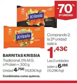 El Corte Inglés KRISSIA Barritas oferta