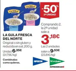 El Corte Inglés LA GULA FRESCA DEL NORTE oferta