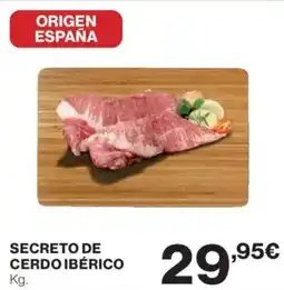El Corte Inglés Secreto de cerdo ibérico oferta