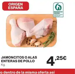 El Corte Inglés Jamoncitos o alas enteras de pollo oferta