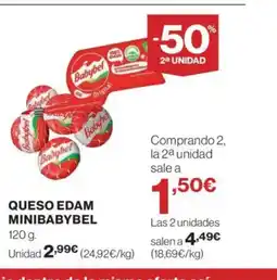 El Corte Inglés MINIBABYBEL Queso edam oferta