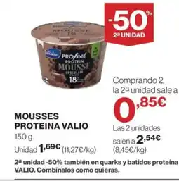 El Corte Inglés VALIO Mousses proteina oferta
